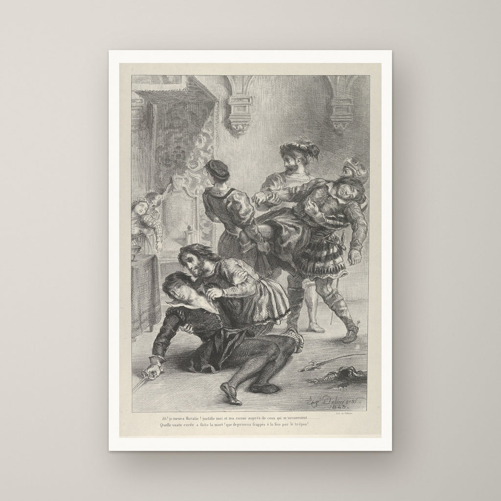 The Death of Hamlet – unframed print