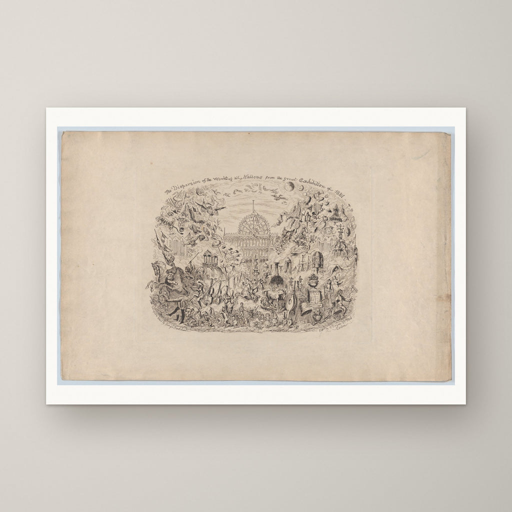 The Dispersion of the Works of All Nations – unframed print