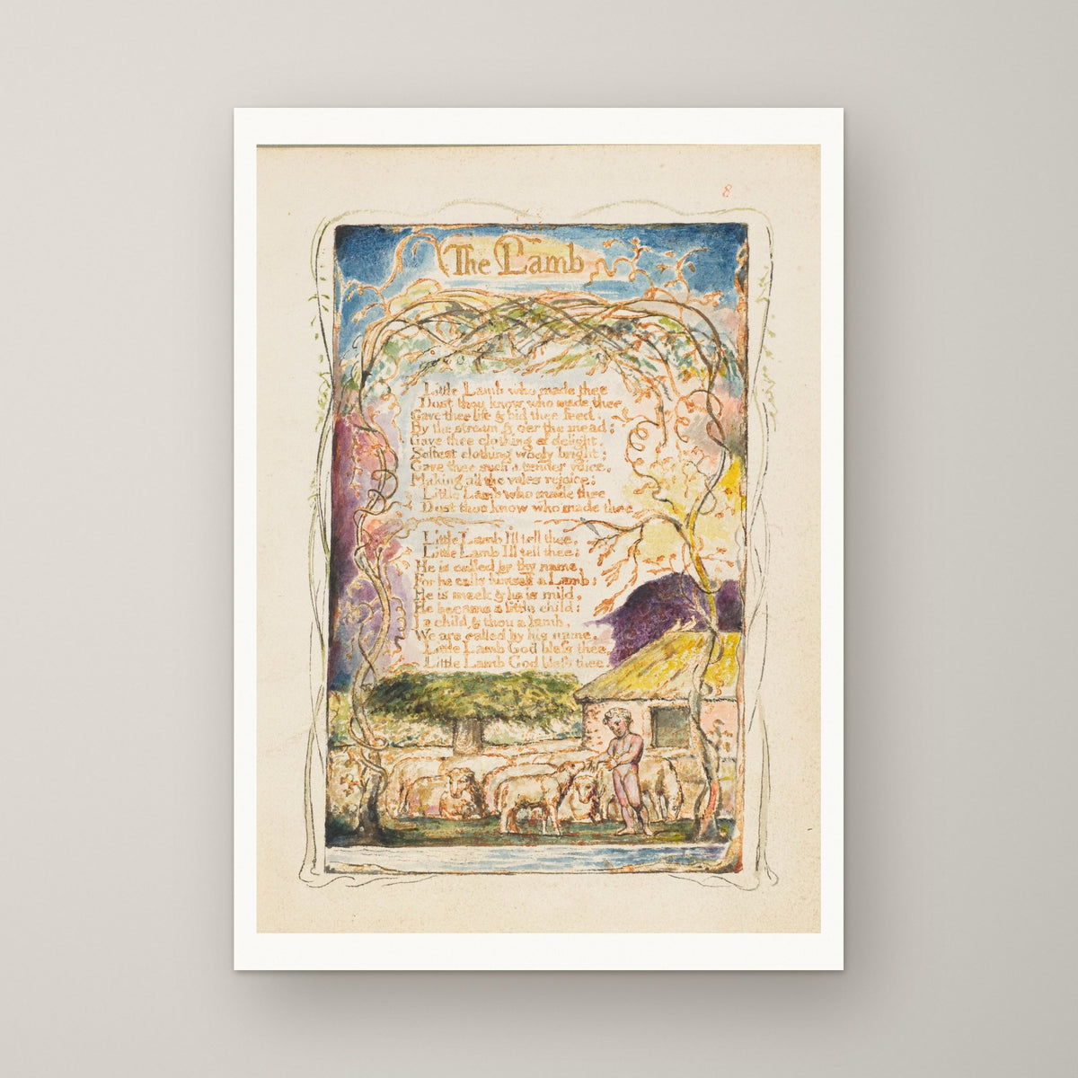 The Lamb – unframed print