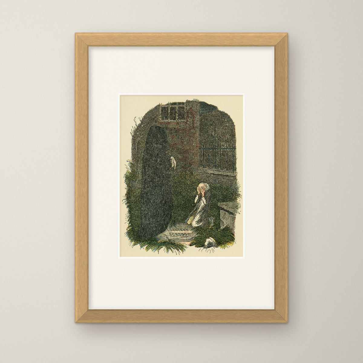 The Last of the Spirits – in an oak frame