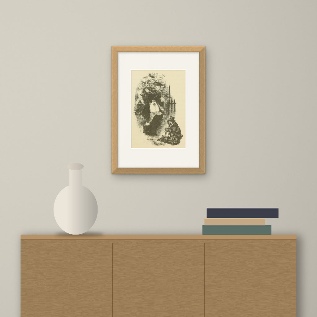 The Phantoms – framed on a wall above a sideboard
