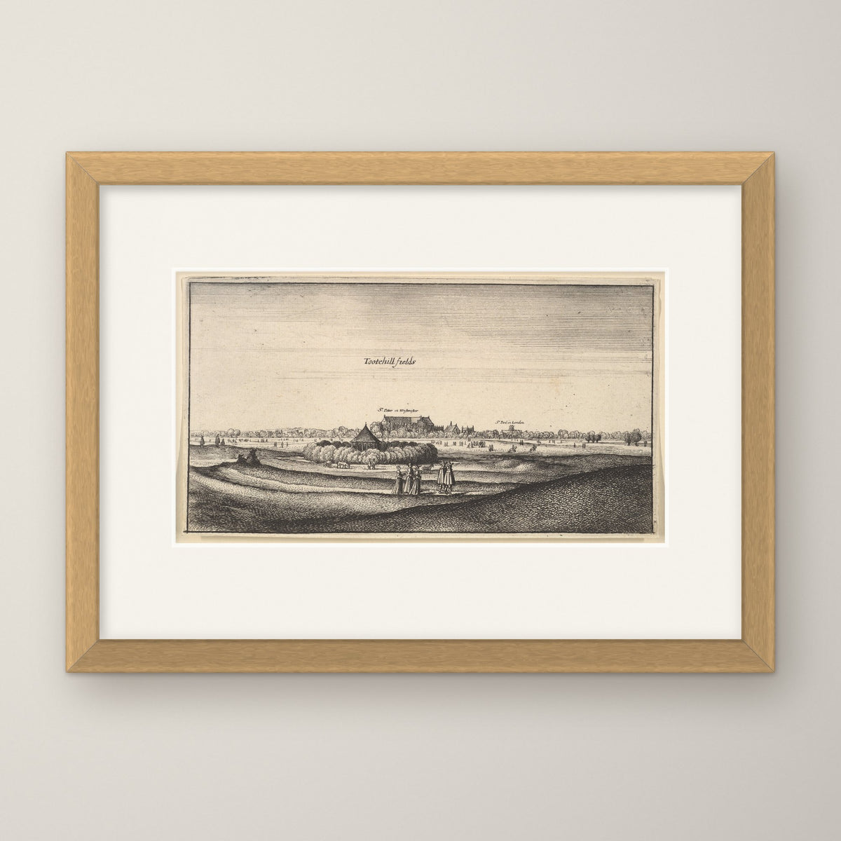 Tothill Fields – in an oak frame