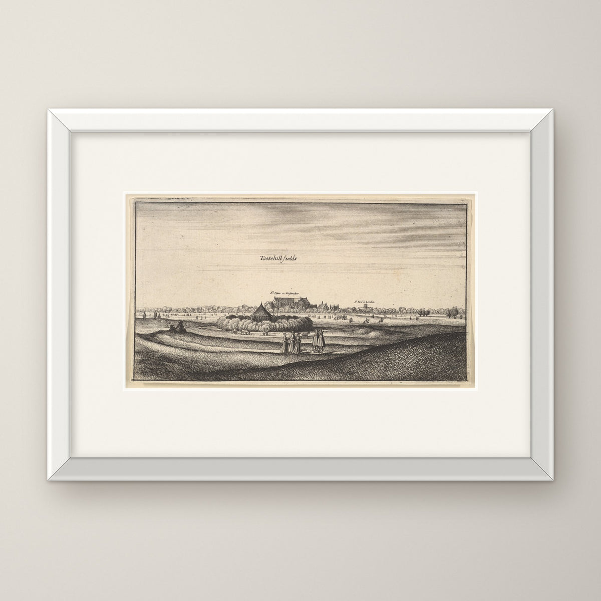 Tothill Fields – in a white frame