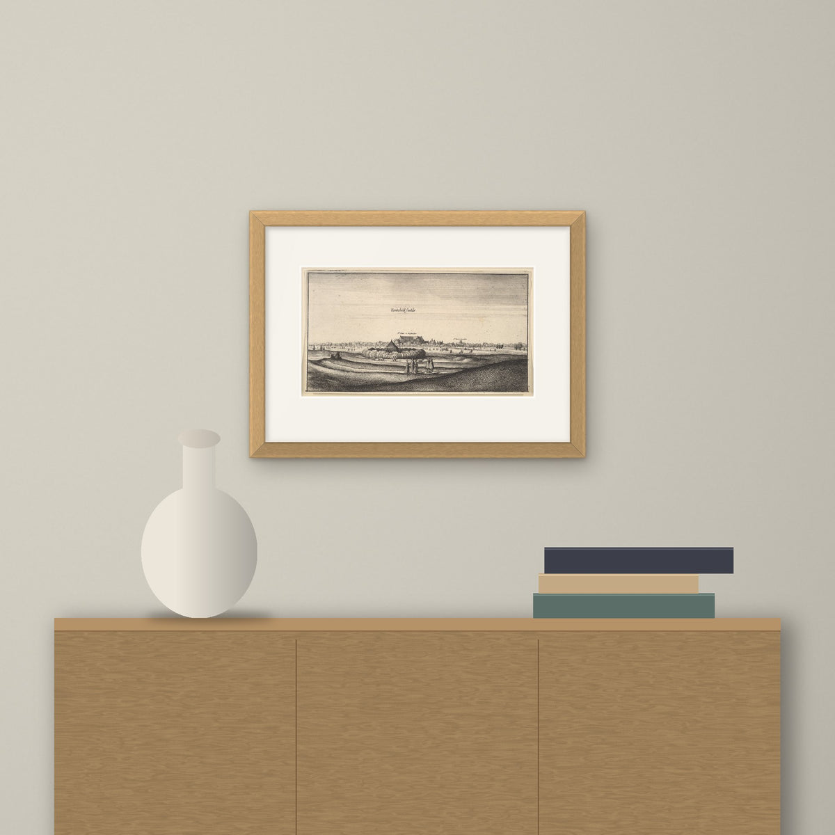 Tothill Fields – framed on a wall above a sideboard