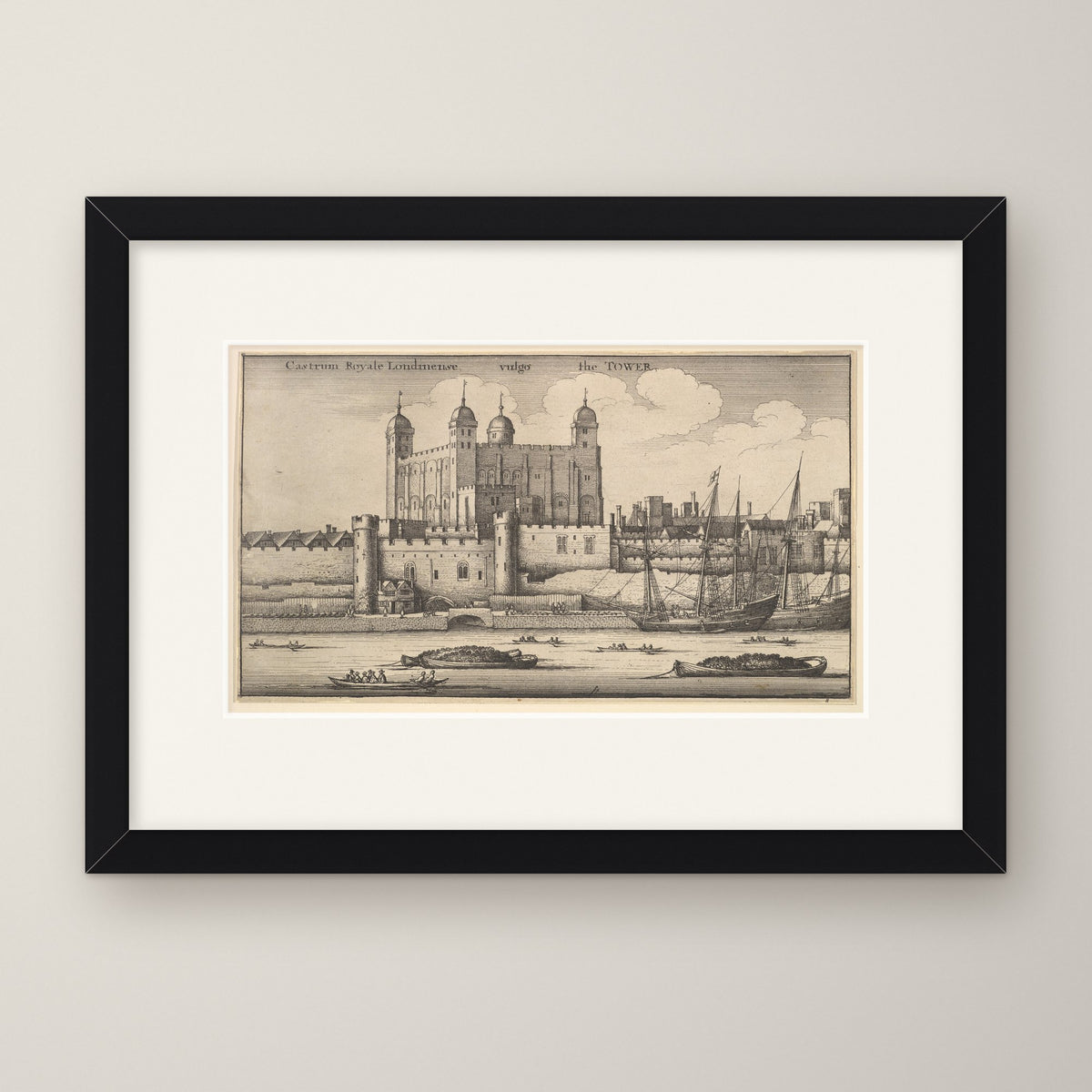 Tower of London – in a black frame