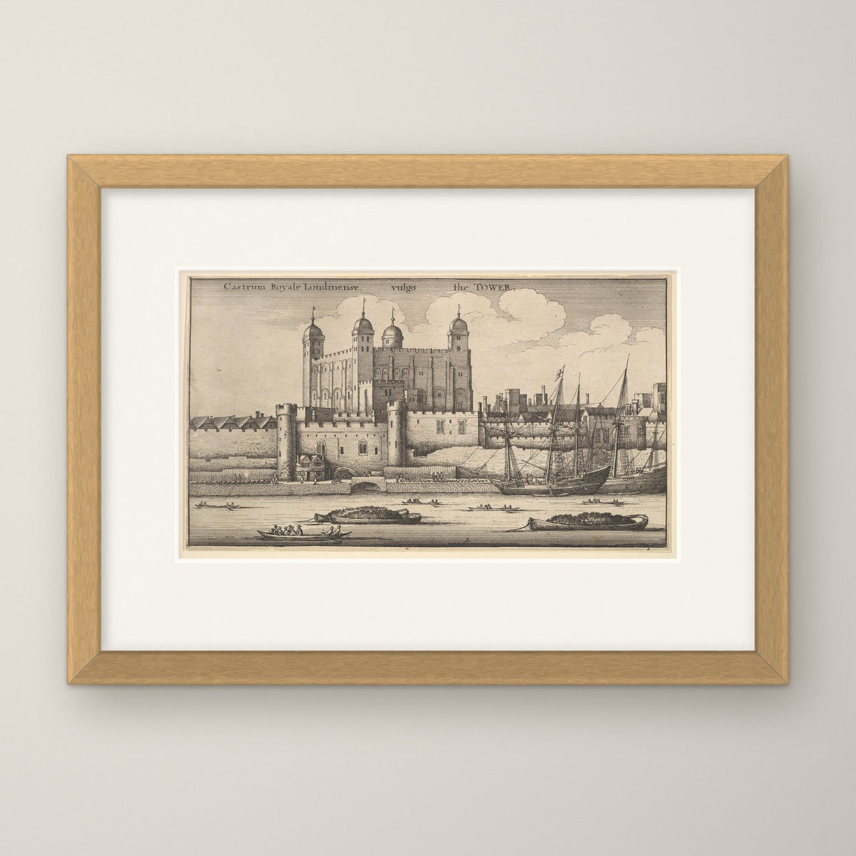 Tower of London – in an oak frame