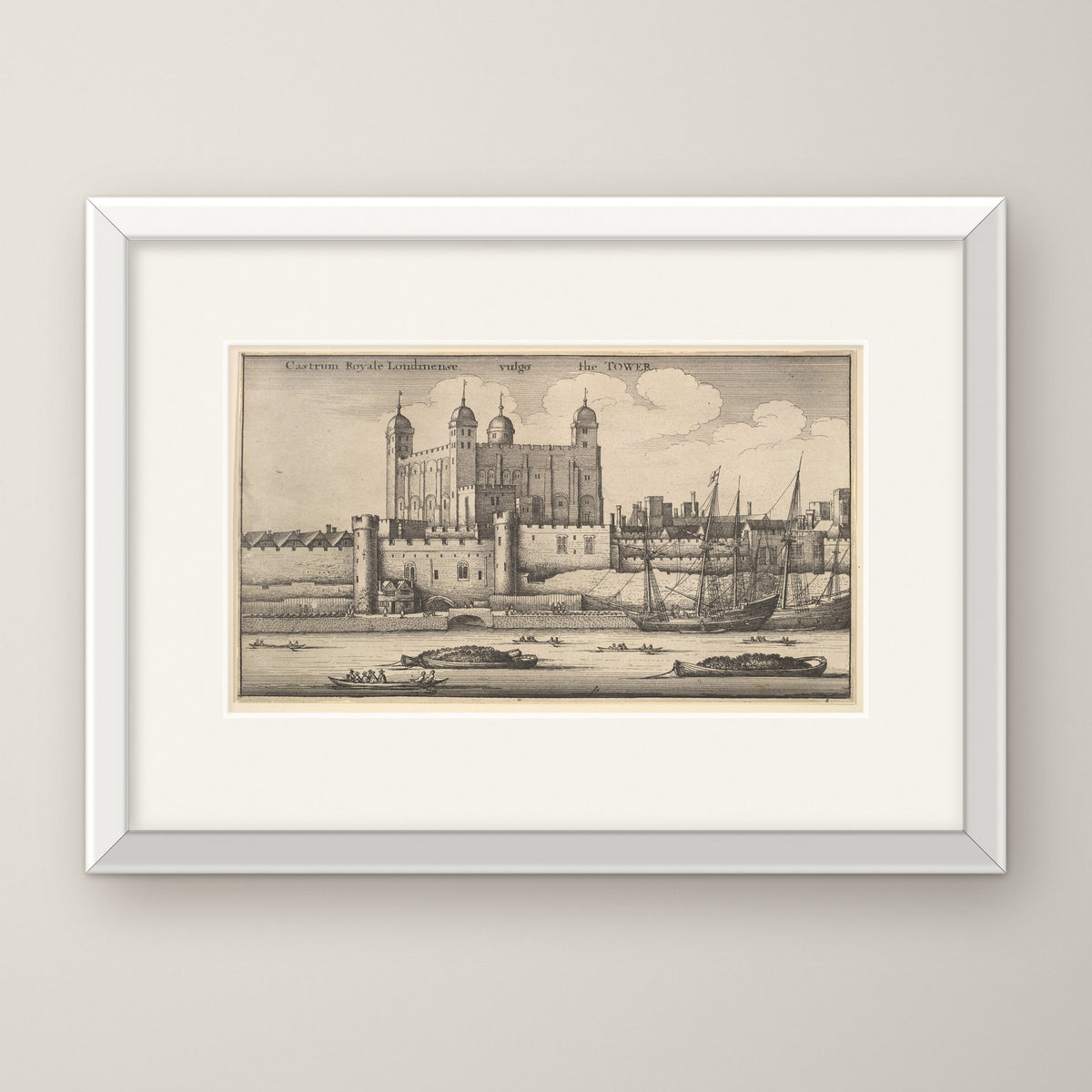 Tower of London – in a white frame