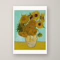 Vase with Twelve Sunflowers – unframed print