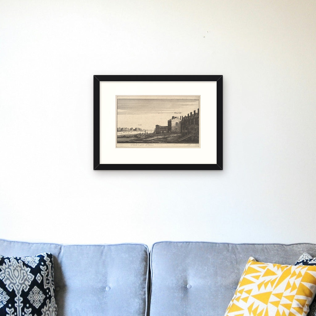 View of Lambeth – framed in a living room