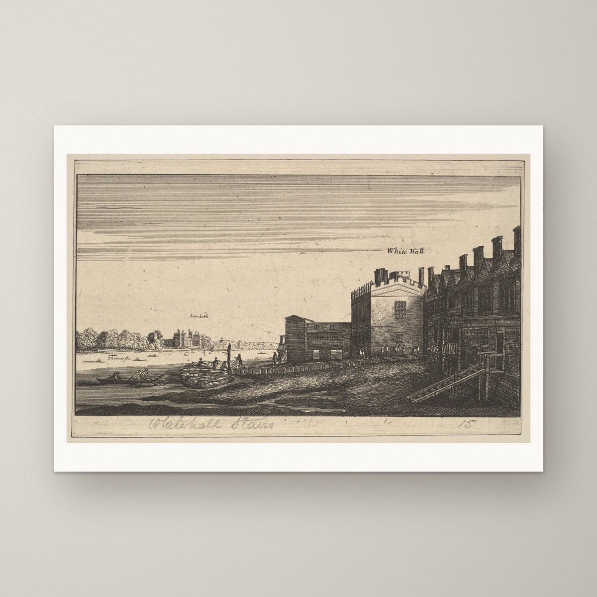 View of Lambeth – unframed print